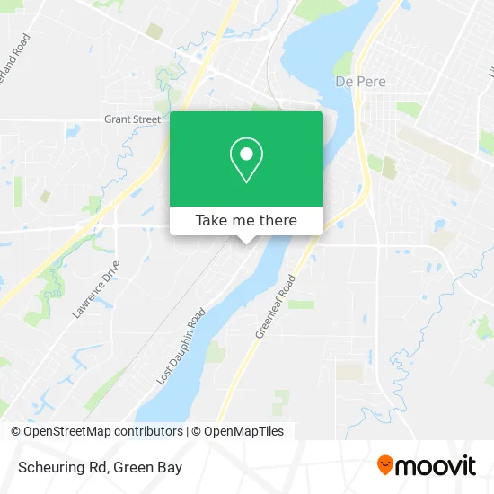 Scheuring Rd map