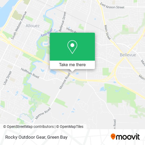 Rocky Outdoor Gear map