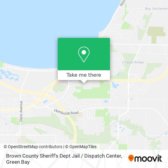 Brown County Sheriff's Dept Jail / Dispatch Center map