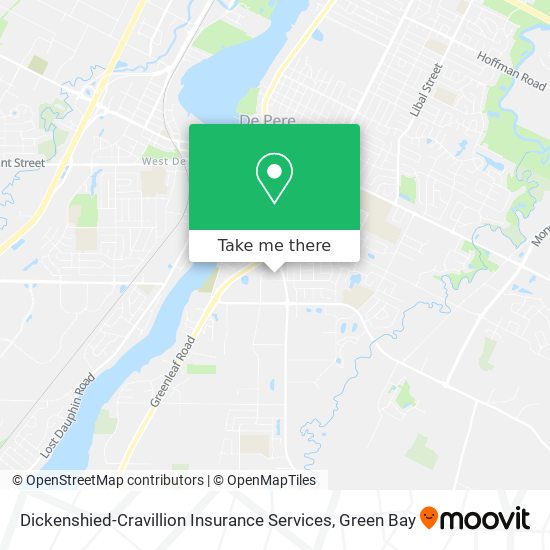 Mapa de Dickenshied-Cravillion Insurance Services