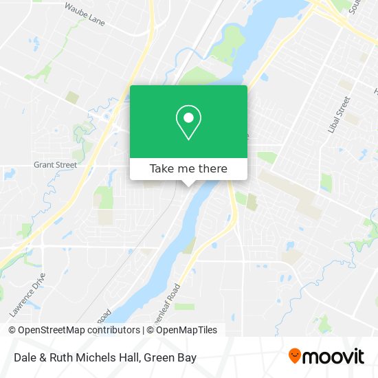 Dale & Ruth Michels Hall map
