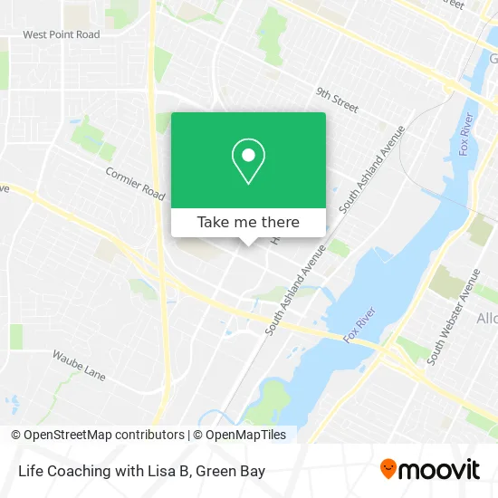 Life Coaching with Lisa B map