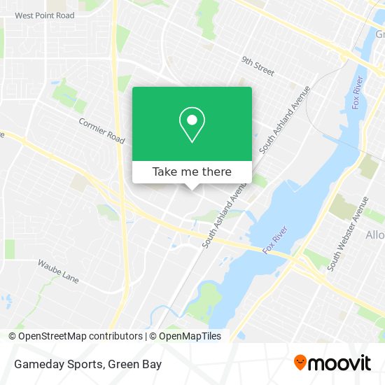 Gameday Sports map