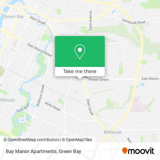 Mapa de Bay Manor Apartments