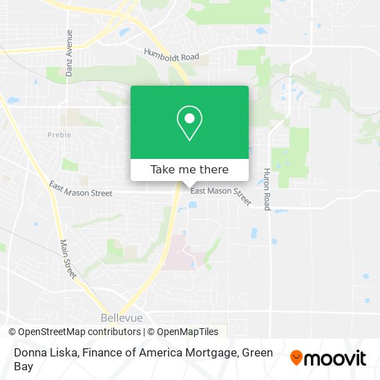 Donna Liska, Finance of America Mortgage map