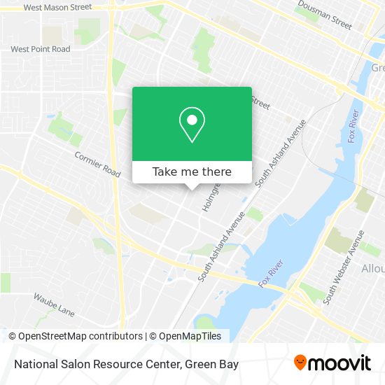 National Salon Resource Center map