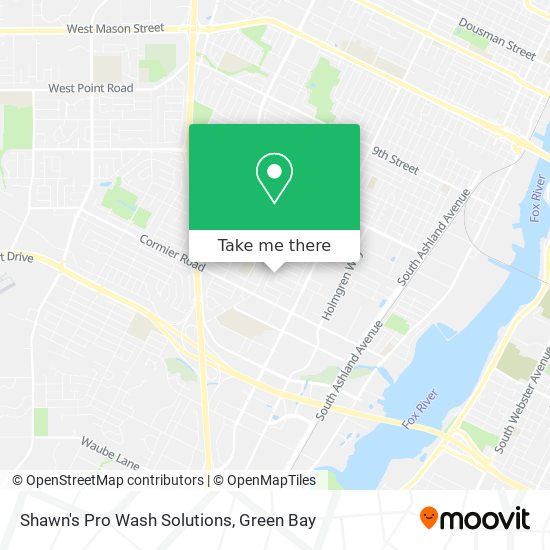 Shawn's Pro Wash Solutions map