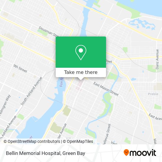 Mapa de Bellin Memorial Hospital