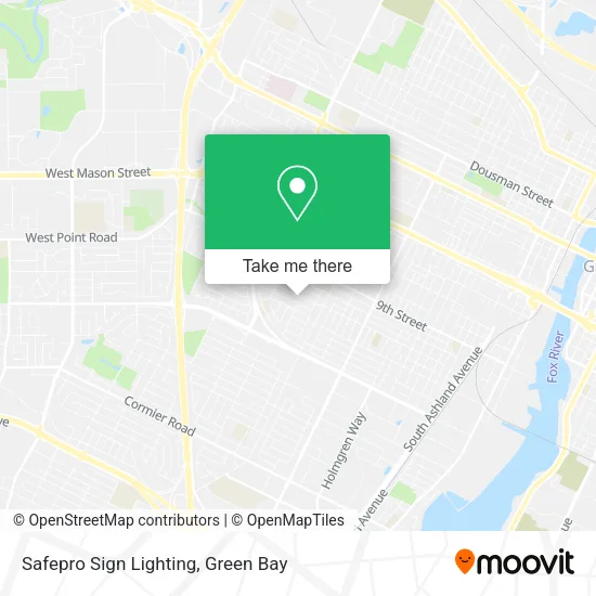 Mapa de Safepro Sign Lighting