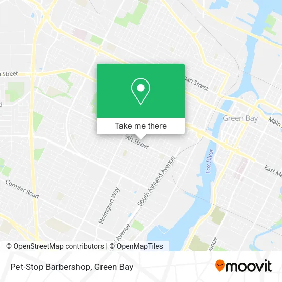 Mapa de Pet-Stop Barbershop