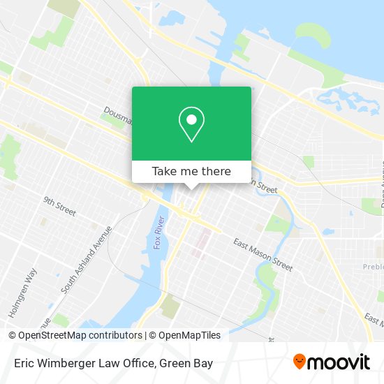 Eric Wimberger Law Office map