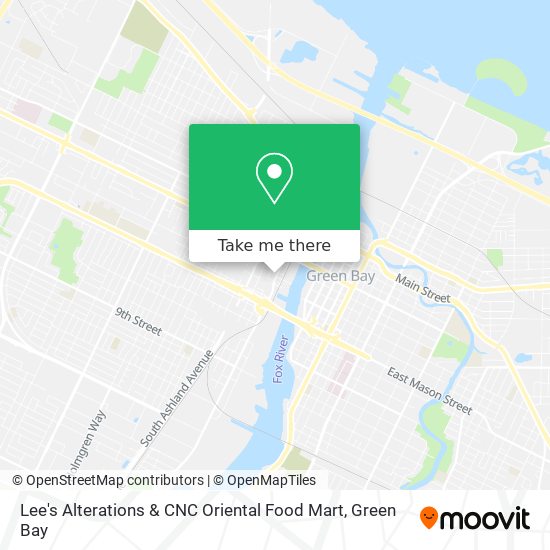 Mapa de Lee's Alterations & CNC Oriental Food Mart