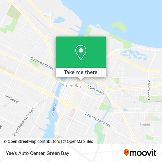 Yee's Auto Center map