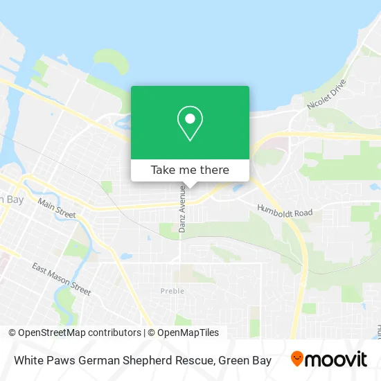 White Paws German Shepherd Rescue map