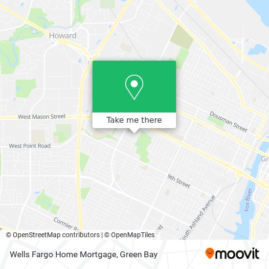 Wells Fargo Home Mortgage map