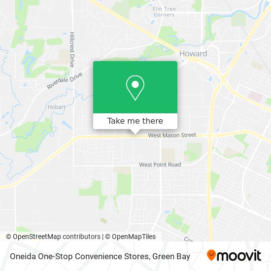 Oneida One-Stop Convenience Stores map