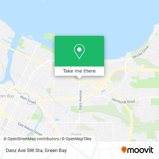 Mapa de Danz Ave SW Sta