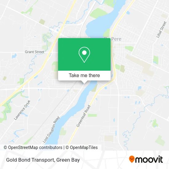 Gold Bond Transport map