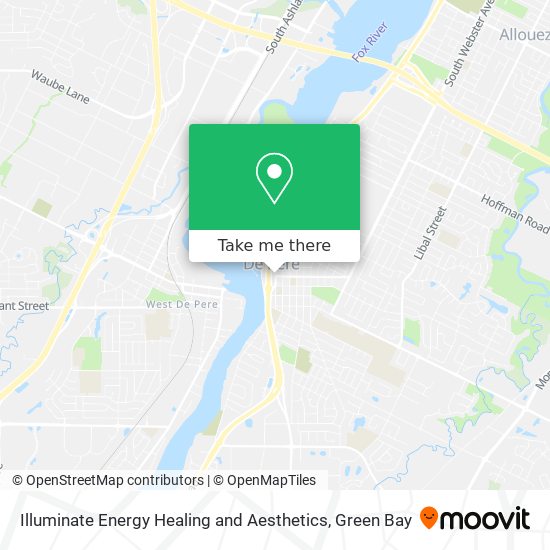 Illuminate Energy Healing and Aesthetics map