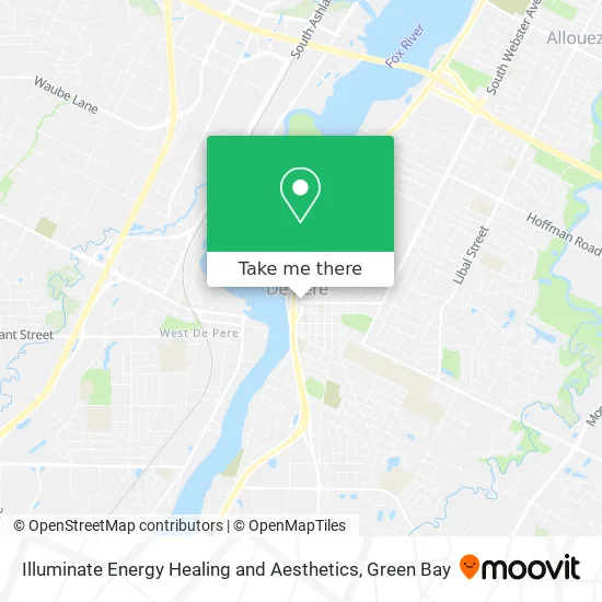 Illuminate Energy Healing and Aesthetics map