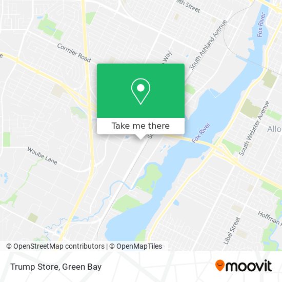 Trump Store map