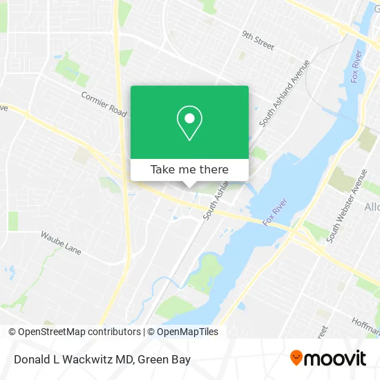 Donald L Wackwitz MD map