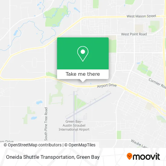 Oneida Shuttle Transportation map