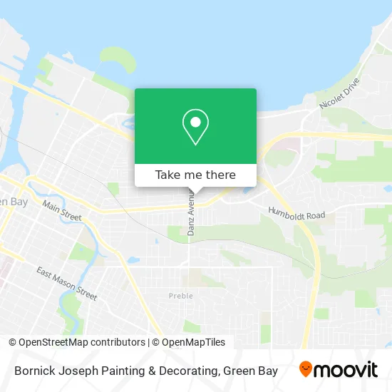 Bornick Joseph Painting & Decorating map