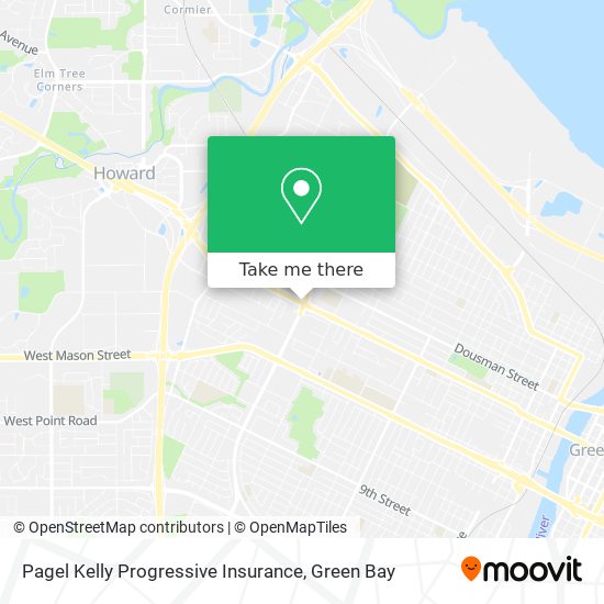 Mapa de Pagel Kelly Progressive Insurance