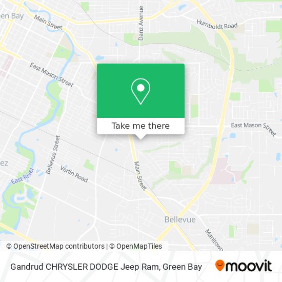 Gandrud CHRYSLER DODGE Jeep Ram map