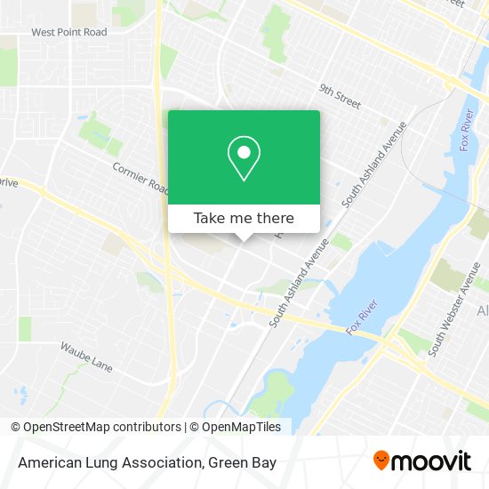 American Lung Association map