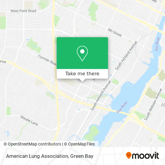 Mapa de American Lung Association
