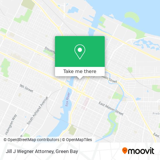 Jill J Wegner Attorney map