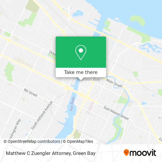 Matthew C Zuengler Attorney map