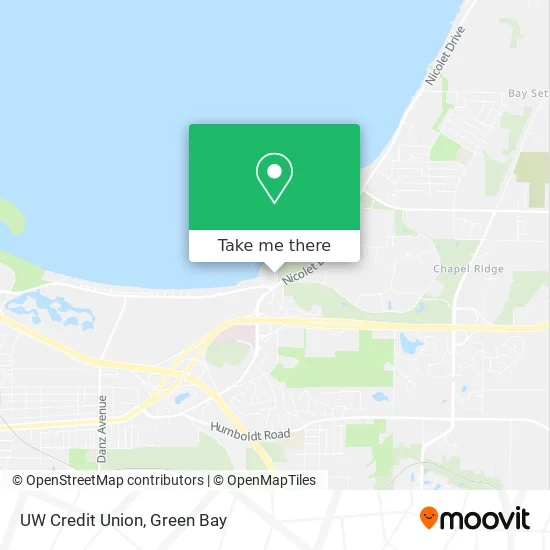 UW Credit Union map