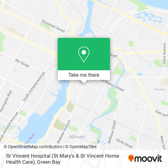St Vincent Hospital (St Mary's & St Vincent Home Health Care) map