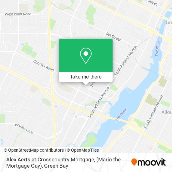 Alex Aerts at Crosscountry Mortgage, (Mario the Mortgage Guy) map