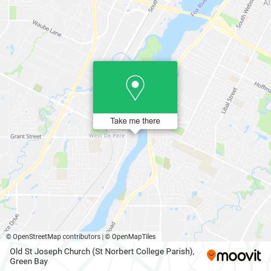 Mapa de Old St Joseph Church (St Norbert College Parish)