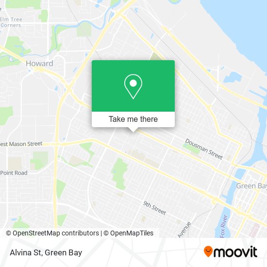 Alvina St map