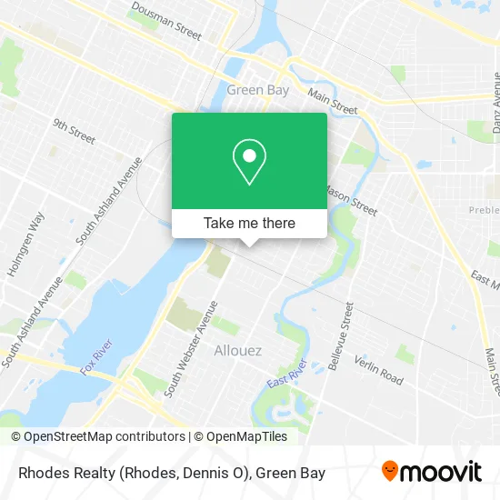 Rhodes Realty (Rhodes, Dennis O) map