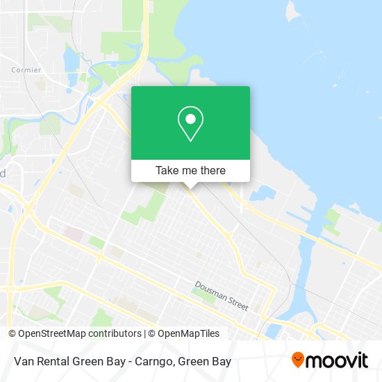 Van Rental Green Bay - Carngo map