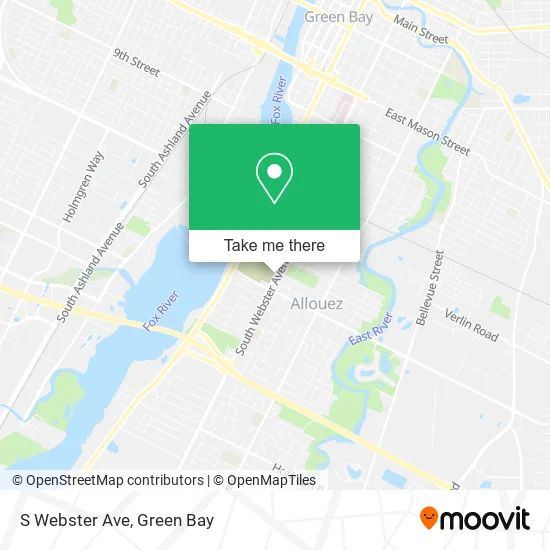 Mapa de S Webster Ave