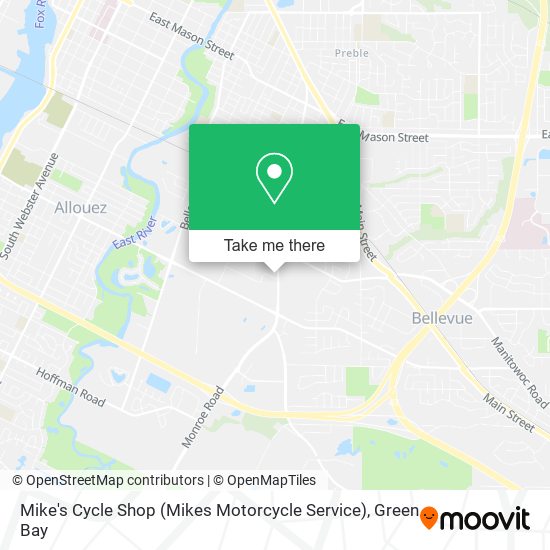 Mike's Cycle Shop (Mikes Motorcycle Service) map