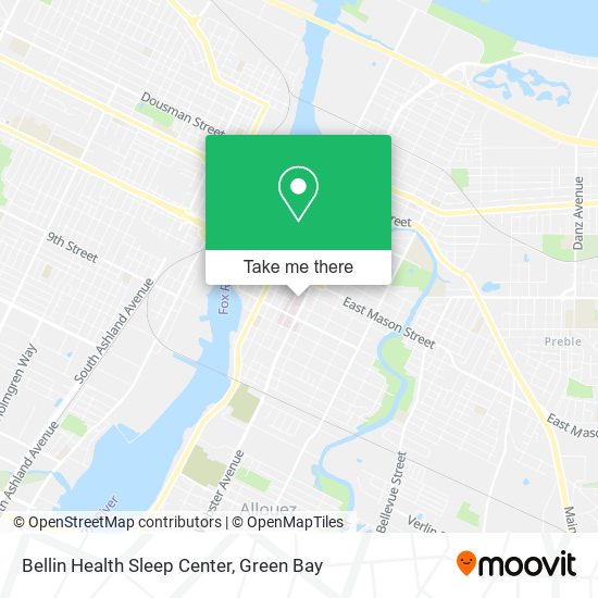 Bellin Health Sleep Center map