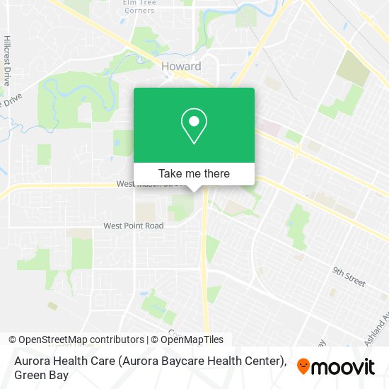 Aurora Health Care (Aurora Baycare Health Center) map