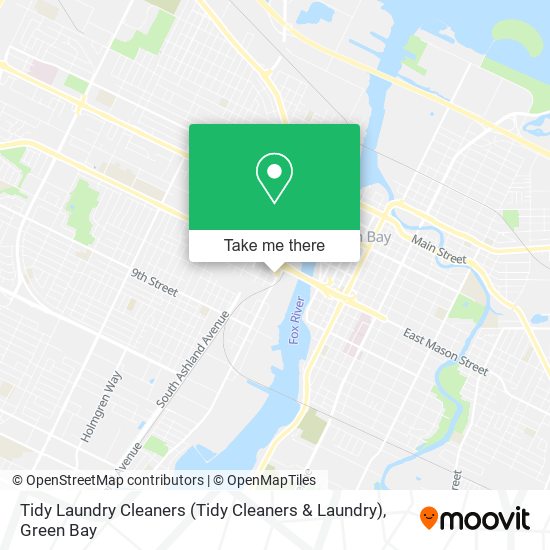 Mapa de Tidy Laundry Cleaners