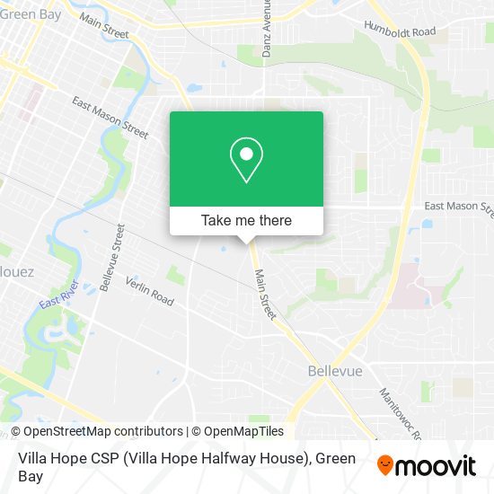 Mapa de Villa Hope CSP (Villa Hope Halfway House)