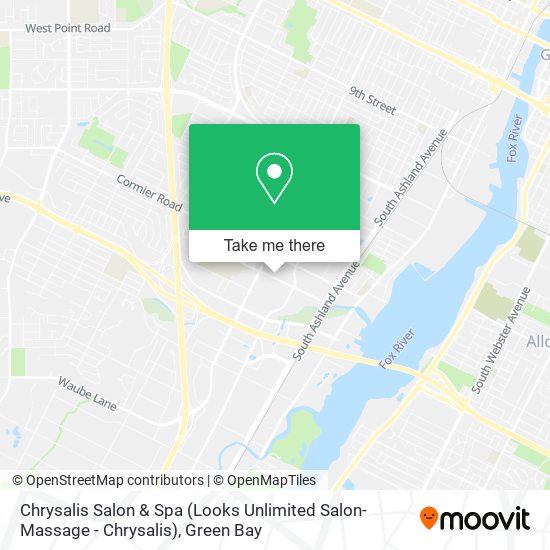 Chrysalis Salon & Spa (Looks Unlimited Salon-Massage - Chrysalis) map