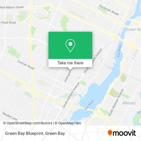 Green Bay Blueprint map