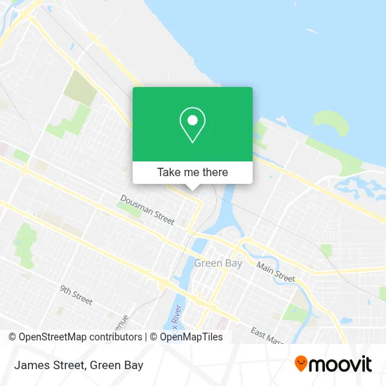James St map